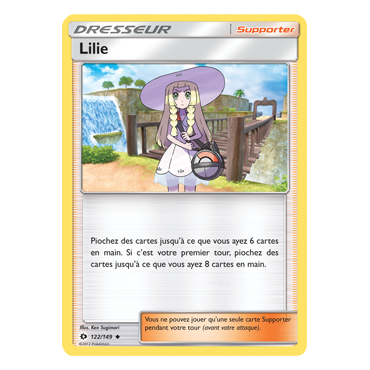 Lilie 122/149 : Joyau Peu commune de l'extension Pokémon Soleil et Lune (JCC)