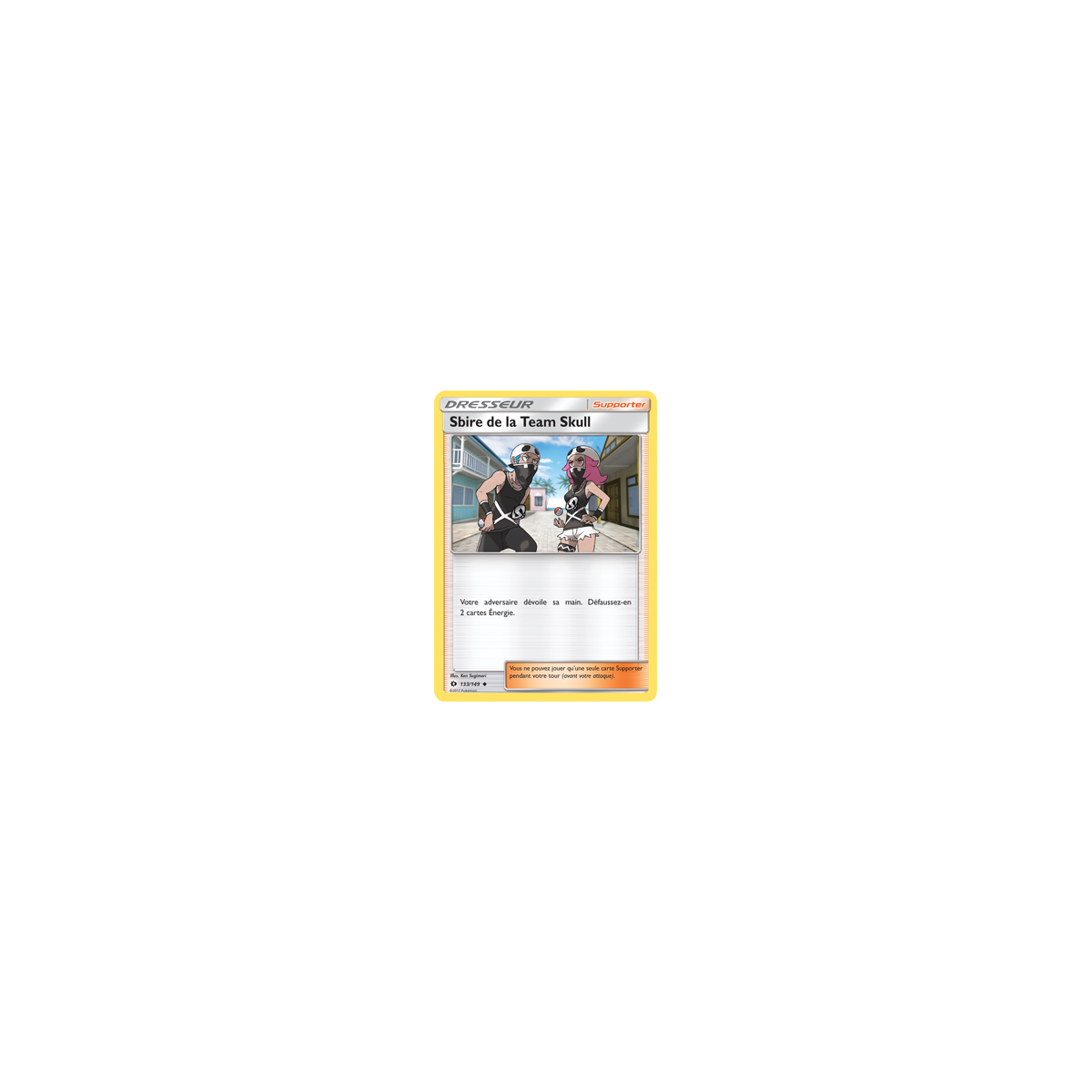 Carte Sbire de la Team Skull - Peu commune de Pokémon Soleil et Lune (JCC) 133/149