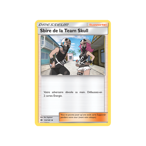 Carte Sbire de la Team Skull - Peu commune de Pokémon Soleil et Lune (JCC) 133/149