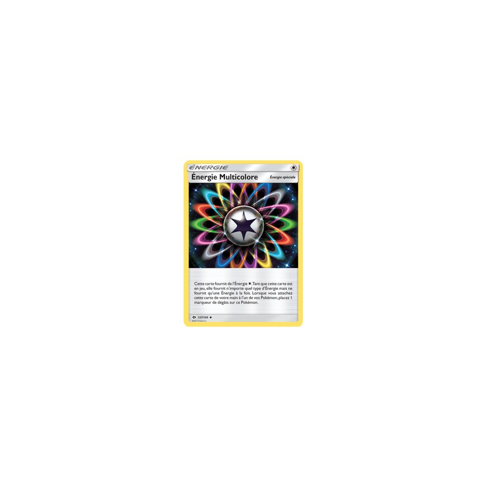 Énergie Multicolore 137/149 : Joyau Peu commune de l'extension Pokémon Soleil et Lune (JCC)