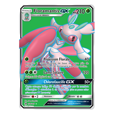 Floramantis 138/149 : Joyau Ultra rare de l'extension Pokémon Soleil et Lune (JCC)