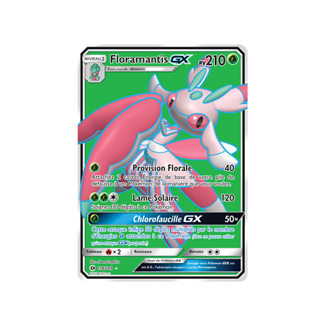 Floramantis 138/149 : Joyau Ultra rare de l'extension Pokémon Soleil et Lune (JCC)