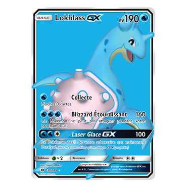 Carte Lokhlass - Ultra rare de Pokémon Soleil et Lune (JCC) 139/149