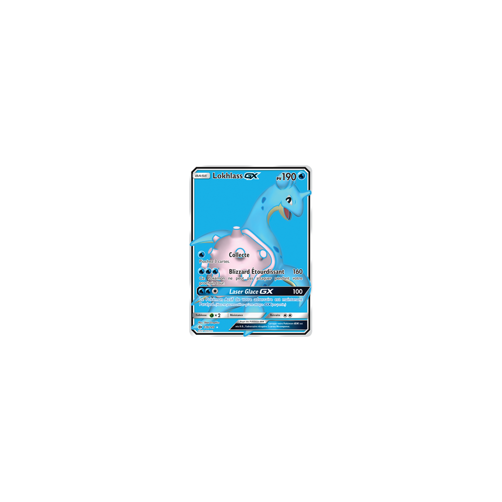 Carte Lokhlass - Ultra rare de Pokémon Soleil et Lune (JCC) 139/149