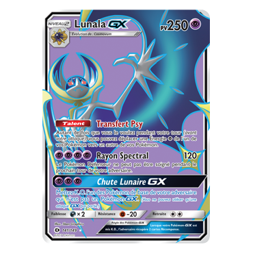 Lunala 141/149 : Joyau Ultra rare de l'extension Pokémon Soleil et Lune (JCC)