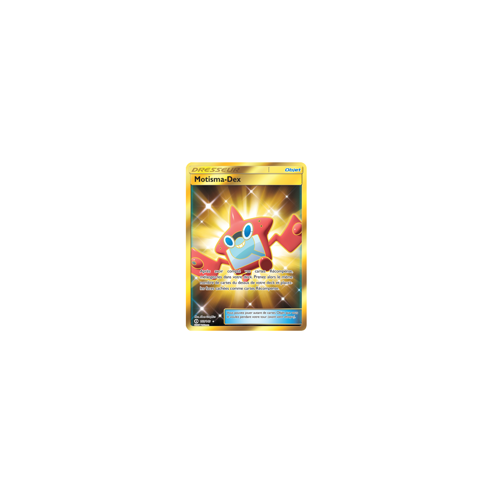 Motisma-Dex 159/149 : Joyau Holographique rare de l'extension Pokémon Soleil et Lune (JCC)