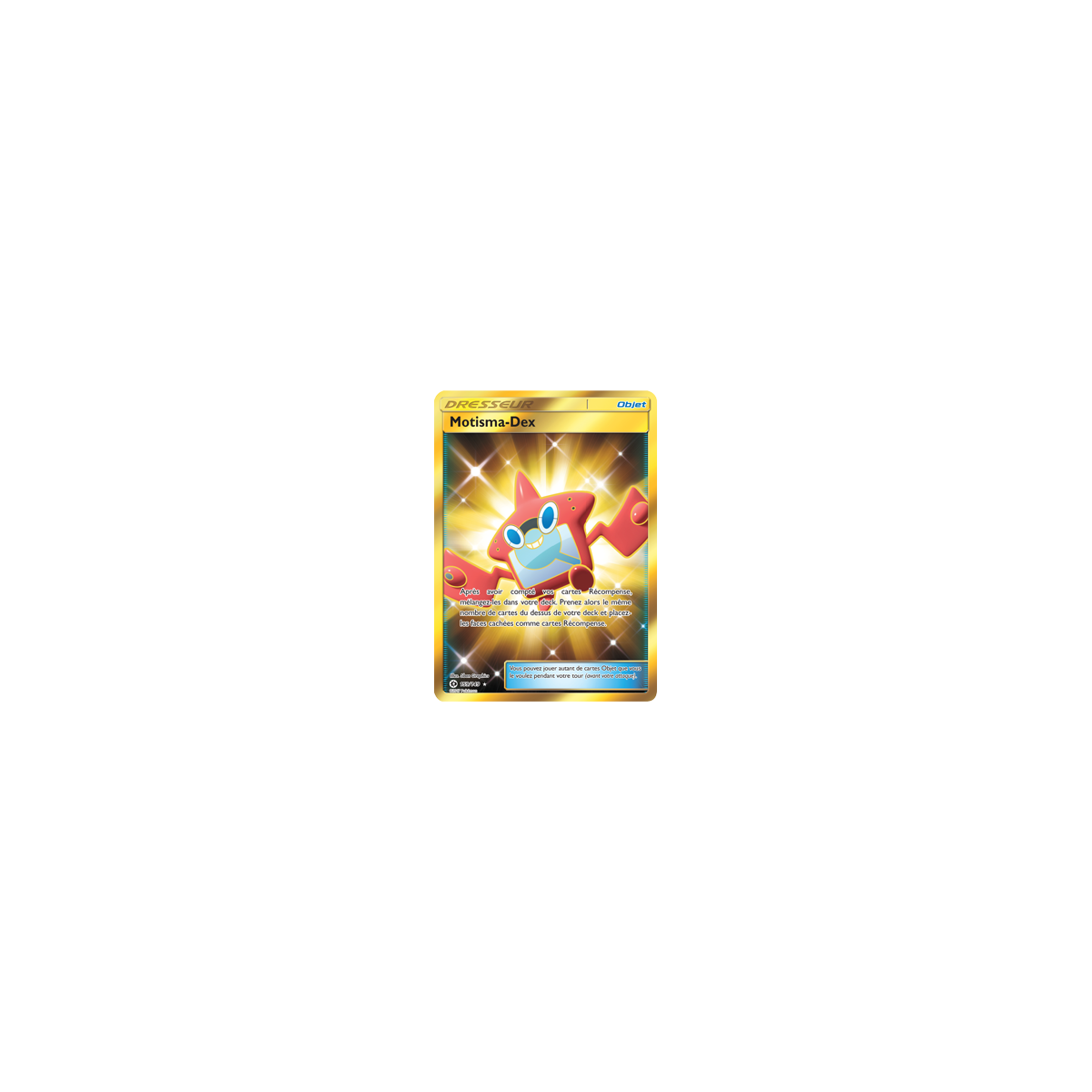 Motisma-Dex 159/149 : Joyau Holographique rare de l'extension Pokémon Soleil et Lune (JCC)