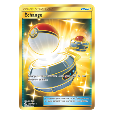 Échange 160/149 : Joyau Holographique rare de l'extension Pokémon Soleil et Lune (JCC)