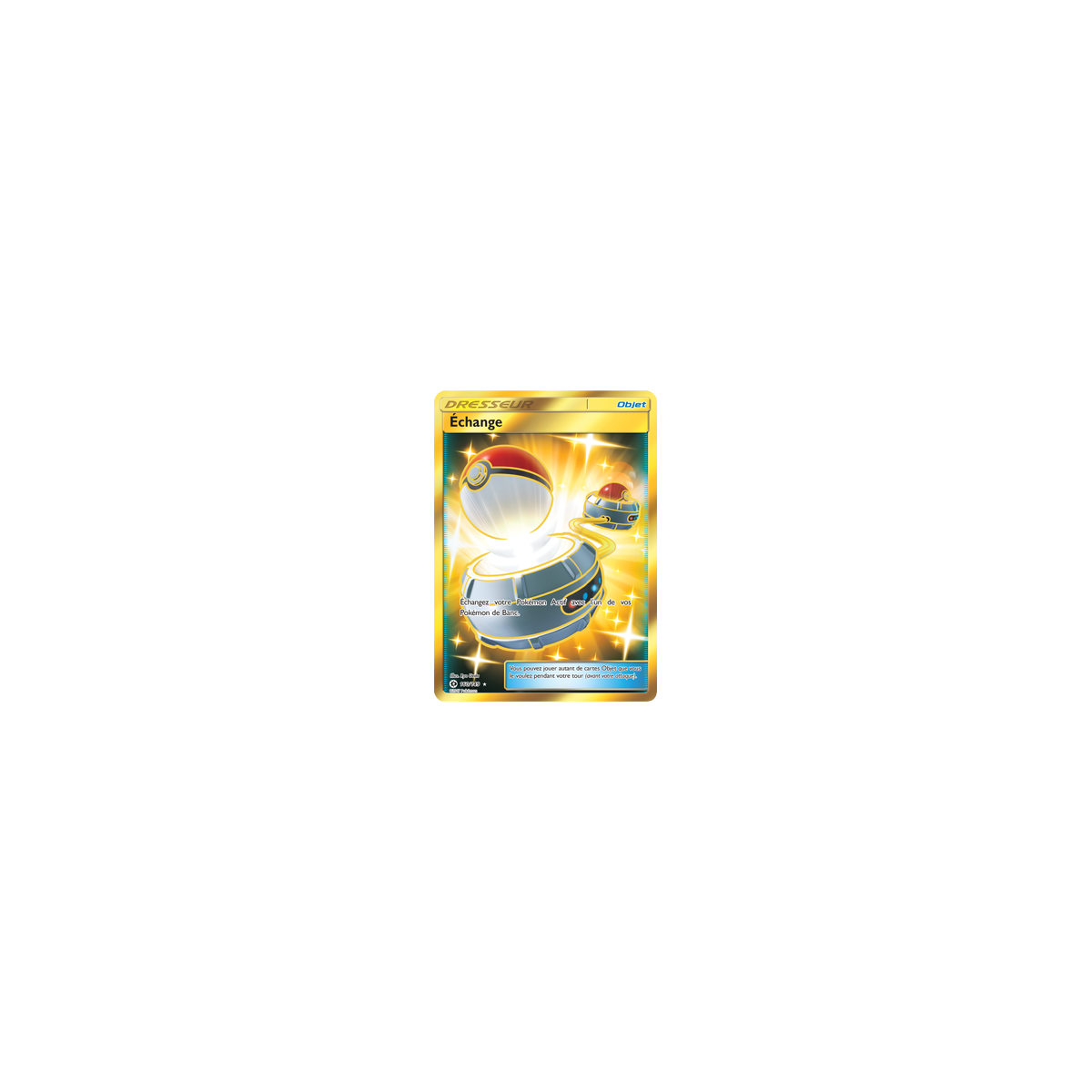 Échange 160/149 : Joyau Holographique rare de l'extension Pokémon Soleil et Lune (JCC)