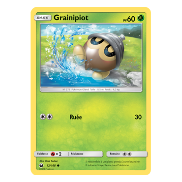 Carte Grainipiot - Commune de Pokémon Tempête Céleste 12/168