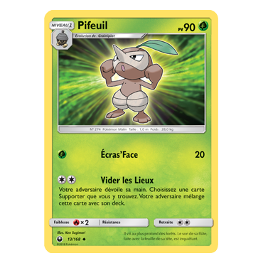 Carte Pifeuil - Peu commune de Pokémon Tempête Céleste 13/168