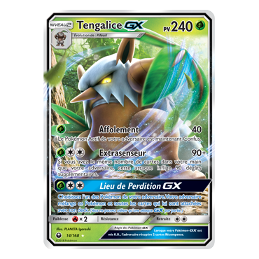 Carte Tengalice - Holographique rare GX de Pokémon Tempête Céleste 14/168