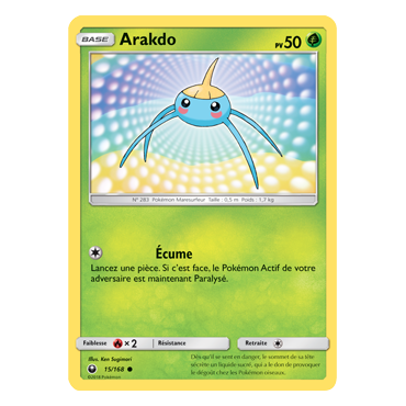 Carte Arakdo - Commune de Pokémon Tempête Céleste 15/168
