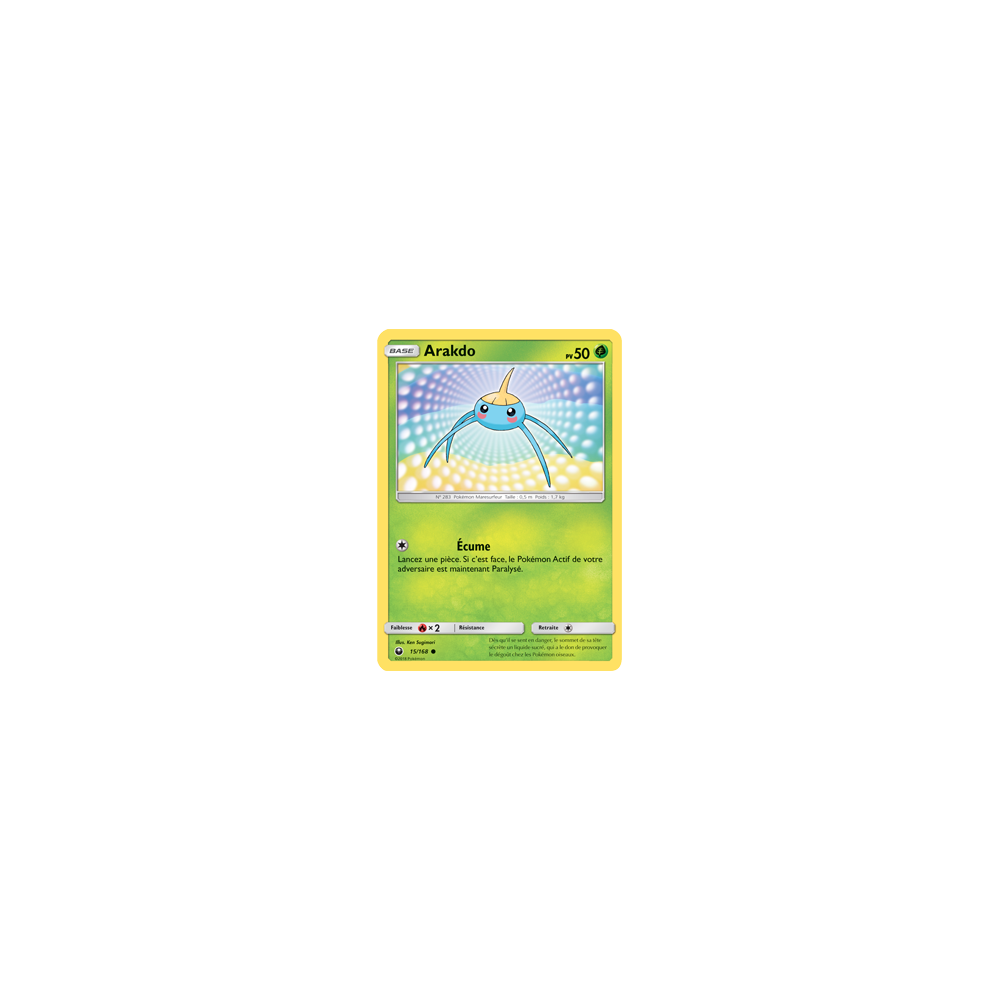 Carte Arakdo - Commune de Pokémon Tempête Céleste 15/168