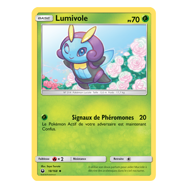 Découvrez Lumivole, carte Peu commune de la série Tempête Céleste