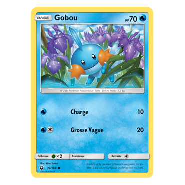 Gobou 33/168 : Joyau Commune de l'extension Pokémon Tempête Céleste
