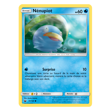 Découvrez Nénupiot, carte Commune de la série Tempête Céleste