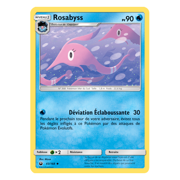 Carte Rosabyss - Peu commune de Pokémon Tempête Céleste 43/168