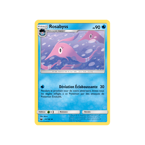 Carte Rosabyss - Peu commune de Pokémon Tempête Céleste 43/168