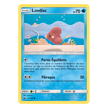 Lovdisc 44/168 : Joyau Commune de l'extension Pokémon Tempête Céleste