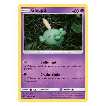 Découvrez Gloupti, carte Commune de la série Tempête Céleste