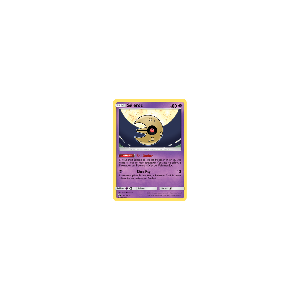 Séléroc 61/168 : Joyau Holographique rare de l'extension Pokémon Tempête Céleste