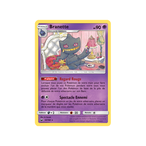 Carte Branette - Rare de Pokémon Tempête Céleste 65/168