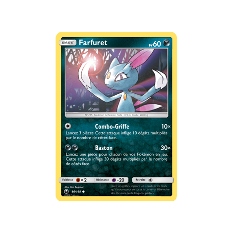 Carte Farfuret - Commune de Pokémon Tempête Céleste 86/168