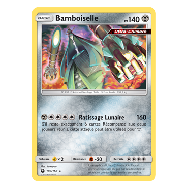 Carte Bamboiselle - Holographique rare de Pokémon Tempête Céleste 100/168
