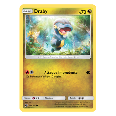 Carte Draby - Commune de Pokémon Tempête Céleste 104/168