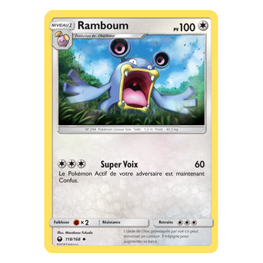 Carte Ramboum - Peu commune de Pokémon Tempête Céleste 118/168