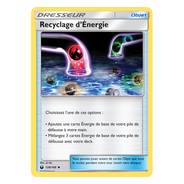 Découvrez Recyclage d'Énergie, carte Peu commune de la série Tempête Céleste