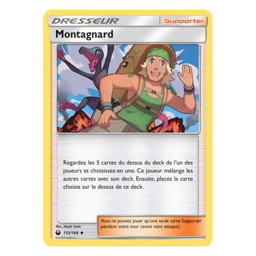 Montagnard 133/168 : Joyau Peu commune de l'extension Pokémon Tempête Céleste