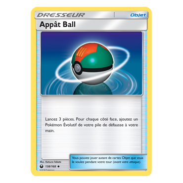 Appât Ball 138/168 : Joyau Peu commune de l'extension Pokémon Tempête Céleste