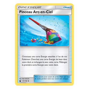 Découvrez Pinceau Arc-en-Ciel, carte Peu commune de la série Tempête Céleste