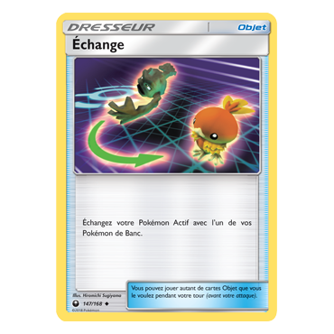 Carte Échange - Peu commune de Pokémon Tempête Céleste 147/168