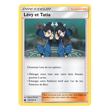 Lévy et Tatia 148/168 : Joyau Peu commune de l'extension Pokémon Tempête Céleste