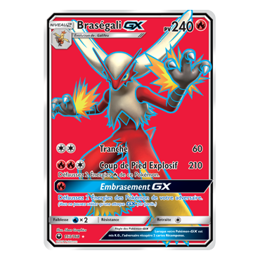 Carte Braségali - Ultra rare de Pokémon Tempête Céleste 153/168