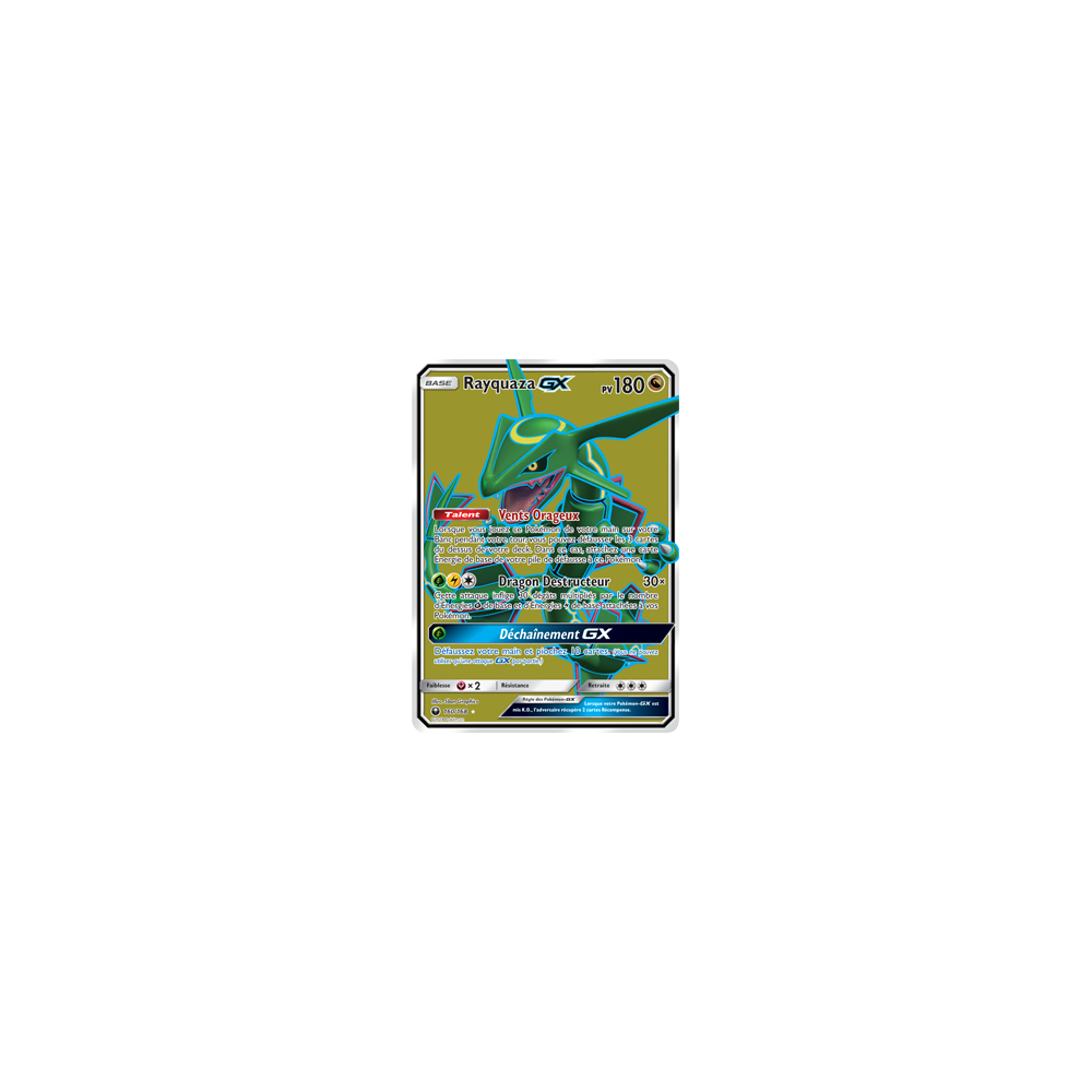 Découvrez Rayquaza, carte Ultra rare de la série Tempête Céleste