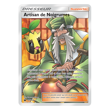 Carte Artisan de Noigrumes - Ultra rare de Pokémon Tempête Céleste 161/168