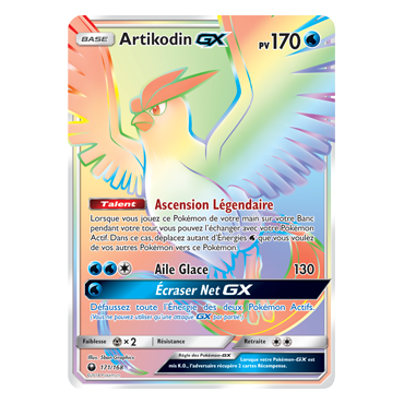 Découvrez Artikodin, carte Arc-en-ciel rare de la série Tempête Céleste