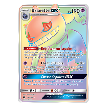 Branette 174/168 : Joyau Arc-en-ciel rare de l'extension Pokémon Tempête Céleste
