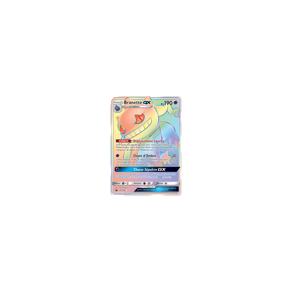 Branette 174/168 : Joyau Arc-en-ciel rare de l'extension Pokémon Tempête Céleste
