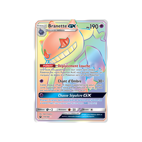 Branette 174/168 : Joyau Arc-en-ciel rare de l'extension Pokémon Tempête Céleste