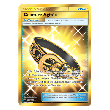 Découvrez Ceinture Agitée, carte Holographique rare de la série Tempête Céleste