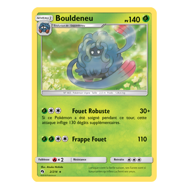 Découvrez Bouldeneu, carte Rare de la série Tonnerre Perdu