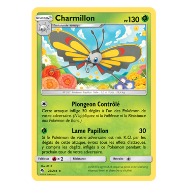 Découvrez Charmillon, carte Rare de la série Tonnerre Perdu