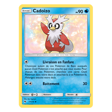 Cadoizo 57/214 : Joyau Peu commune de l'extension Pokémon Tonnerre Perdu