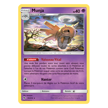 Découvrez Munja, carte Rare de la série Tonnerre Perdu