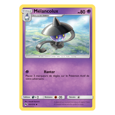 Carte Mélancolux - Peu commune de Pokémon Tonnerre Perdu 102/214